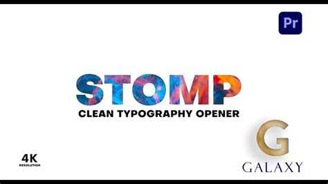 FREE Clean Stomp Opener Premiere Pro AFTER EFFECTS YouTube