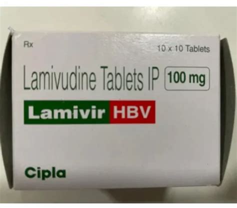 Lamivudine 100mg Lamivir Hbv Tablets At Rs 145 Bottle Mecosabagh