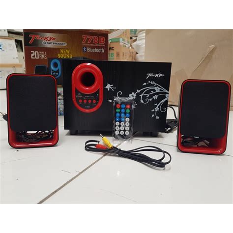 Speaker Aktif Speker Gmc Teckyo B Bluetooth Subwoofer Bass Bisa