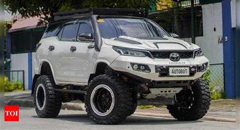 Wildly Modified Toyota Fortuner With Inch Off Road Tyres And A