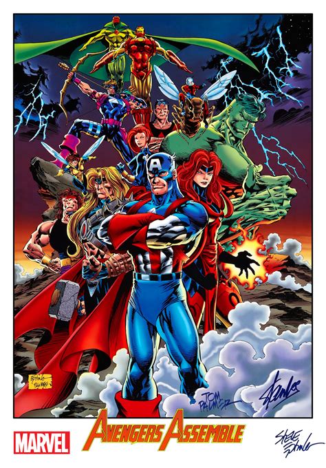 Avengers Assemble poster with art by Steve Epting... - The Marvel Project