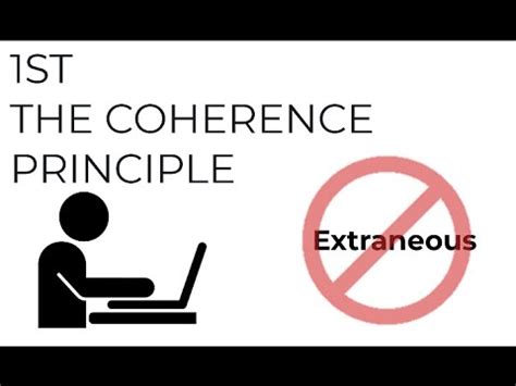 The Coherence Principle Mayer S First Principle Of Multimedia Design