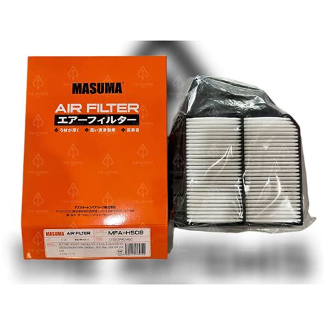 MASUMA JAPAN AIR CLEANER FILTER HONDA ACCORD TAO 2 4 2008 2012 17220