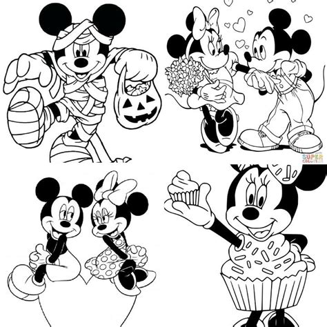 Mickey Mouse Head Coloring Page