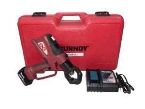 Burndy Pat L Hydraulic Self Contained Battery Actuated Crimping