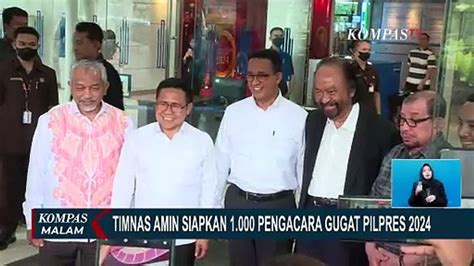 Timnas AMIN Siapkan 1 000 Pengacara Gugat Sengketa Hasil Pemilu Di MK