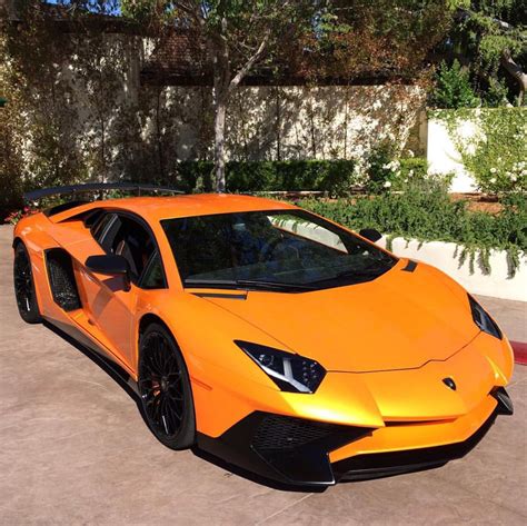 Lamborghini Aventador Super Veloce Coupe Painted In Arancio Atlas Photo