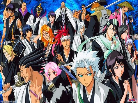 Athah Designs Anime Bleach T Shir Hitsugaya Momo Hinamori Kenpachi