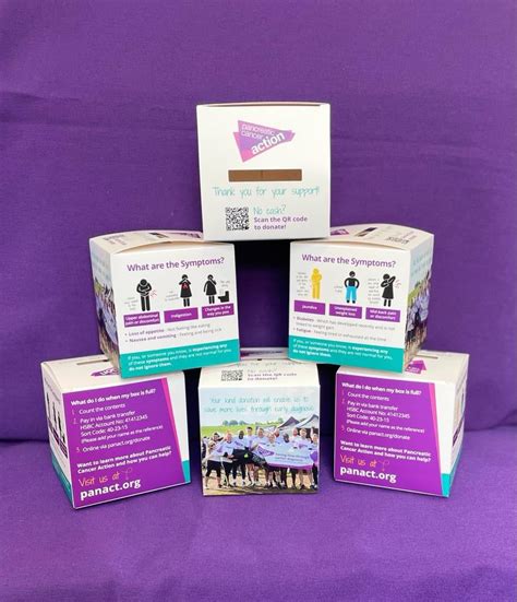 Cardboard Collection Box Pancreatic Cancer Action Shop