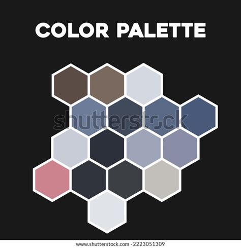 Trendy Color Palette 2023 Vector Illustration Stock Vector (Royalty ...