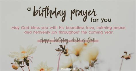 Birthday Wishes And Prayers