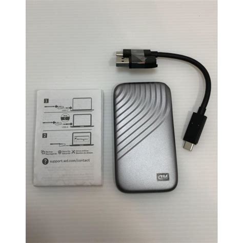 ★未使用に近い！★ Western Digital ポータブルssd My Passport Ssd 2tb【 Wdbagf0020bgy