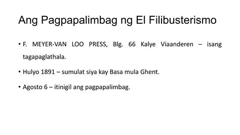 Kabanata 19 El Filibusterismo Nailathala Sa Ghentpptx