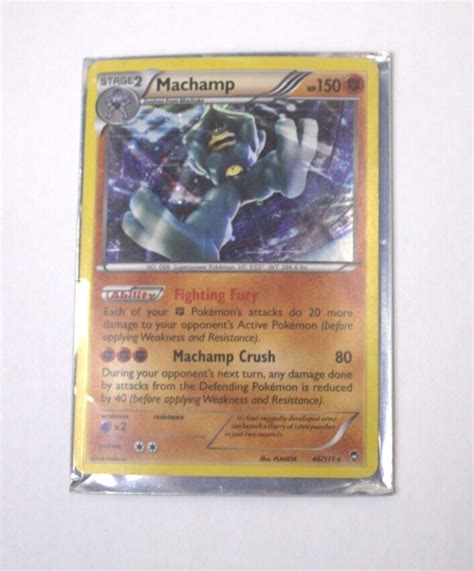 Pok Mon Tcg Machamp Furious Fists Cosmos Holo Rare Ebay