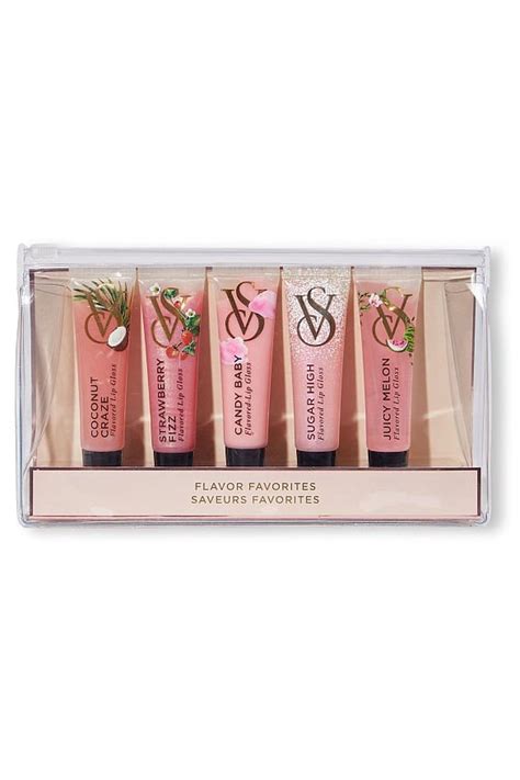 Womens Victoria S Secret Flavour Favourites Lip Gloss Gift Set White