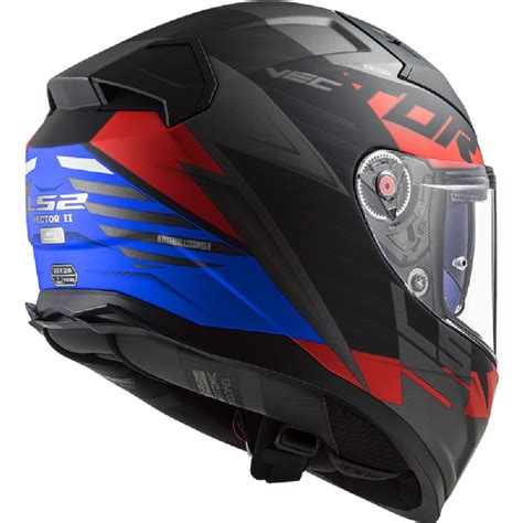 Casco Integrale Ls Ff Vector Ii Absolute Nero Blu Rosso