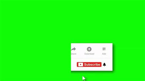 15 Youtube Like And Subscribe Effect With Sound Green Screen Effect Youtube