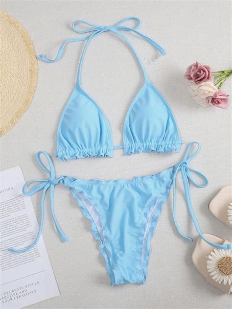 Floral Lace Up Bustier Bandeau Bikini Swimsuit Artofit