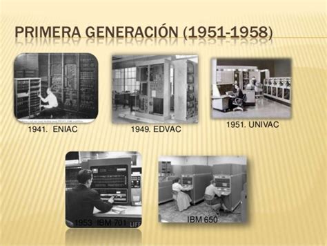 Generacion De Las Computadoras Timeline Timetoast Timelines