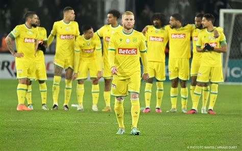 FC Nantes Angers SCO FC Nantes La Feuille De Match 1 1 2 4 Tab