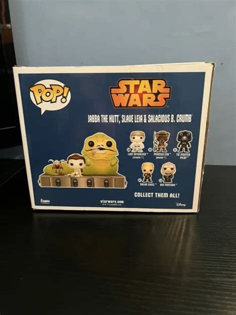 Funko Pop Star Wars Jabba The Hutt Slave Leia Salacious B Crumb Eur