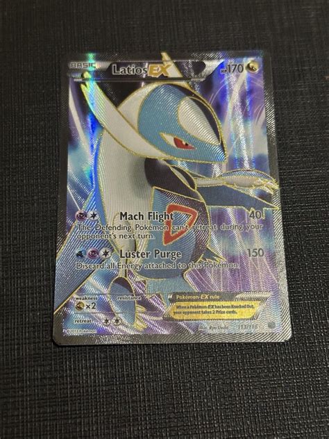 Pokemon Tcg Latios Ex Full Art Plasma Freeze On Carousell