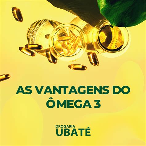 As vantagens do Ômega 3 O ômega 3 é um tipo de gordura boa que tem