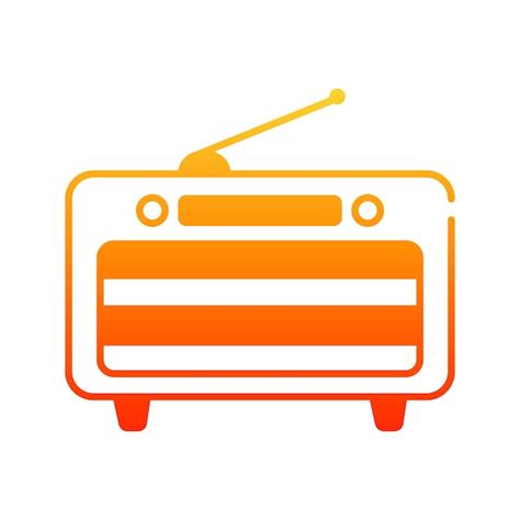 Icono De La Radio Vector Premium