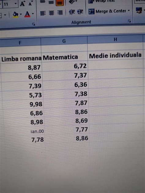 Imi Poate Explica Cineva Va Rog Cum Pot Calcula Media Initiala La