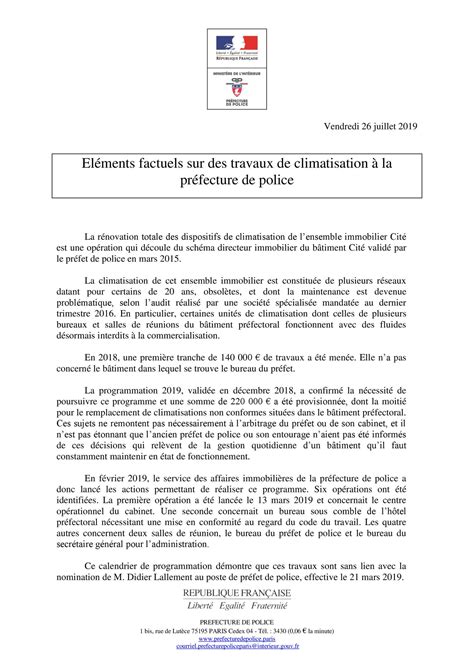 Préfecture De Police On Twitter Éléments De Réponse Factuels Sur Les