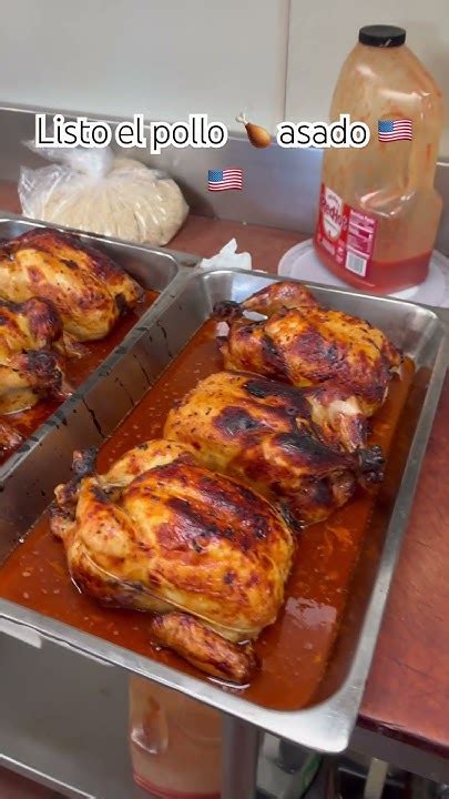 Listo El Pollo 🍗 Asado En La Usa 🇺🇸 Youtube