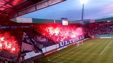 Pyro Im Match F C Hansa Rostock VFB Stuttgart 18 08 2018 DFB Pokal