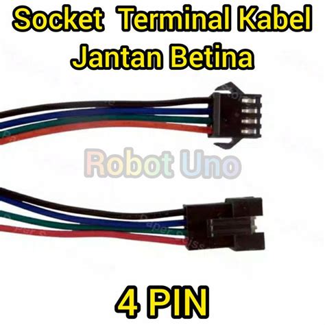 Jual Socket Terminal 4 PIN Jantan Betina Shopee Indonesia