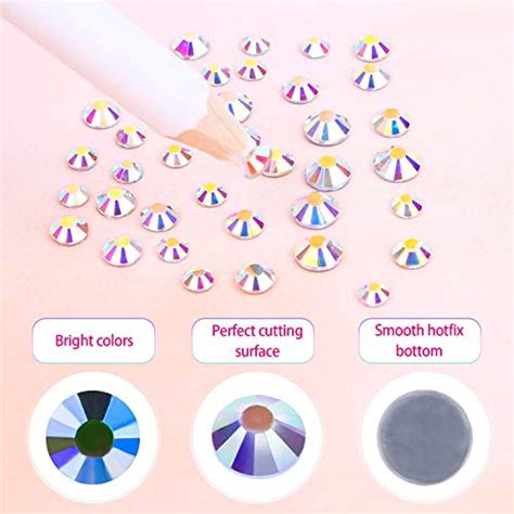 Hot Fixed Rhinestones For Crafts Cridoz Pcs Hot Fix Kit With