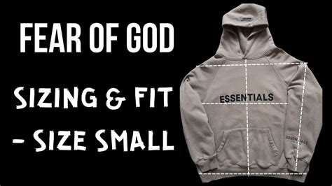 Fear Of God Size Chart