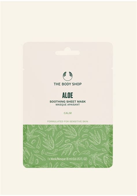 Aloe Sheet Maska Za Lice Aloe Vera The Body Shop