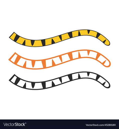 Tiger tail icon Royalty Free Vector Image - VectorStock