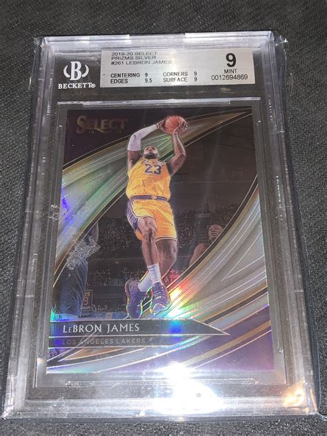 Lebron James Select Courtside Silver Bgs Price Guide