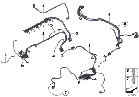 Genuine Bmw Wiring Harness Motor Sensorsystem Module