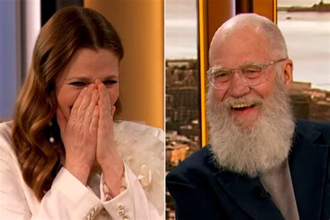 Drew Barrymore Cries As David Letterman Surprises Her During Show