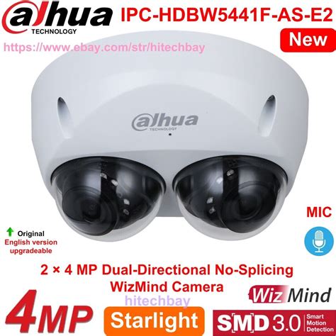 Dahua Ipc Hdbw F As E X Mp Dual Lens Starlight Wizmind Ip Camera