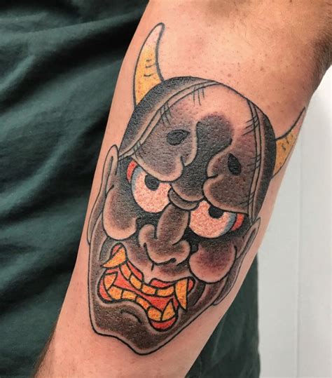 Japanese Hannya Mask Tattoo Hannya Mask Tattoo By Horimats Flickr