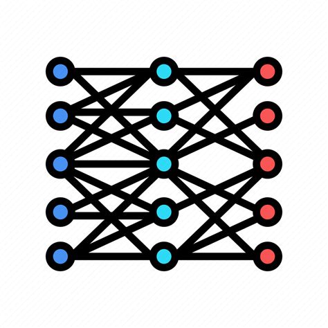 Multilayer, neural, network, biological, mathematical, artificial icon - Download on Iconfinder