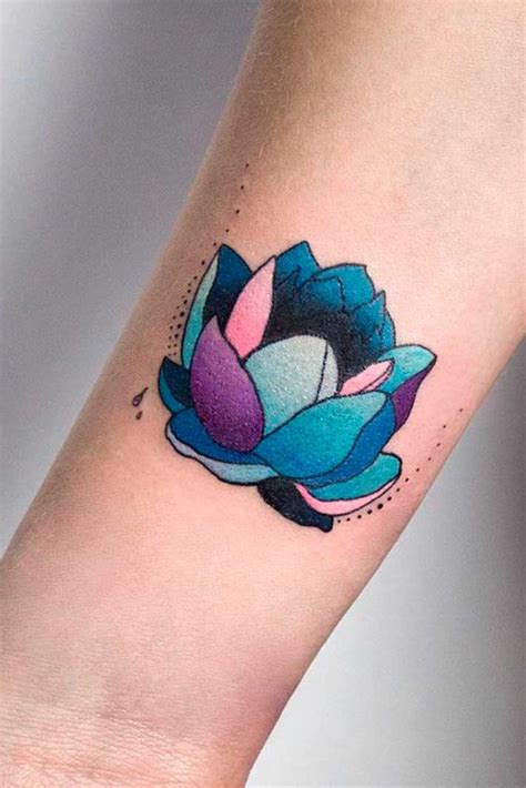 Blue Lotus Flower Tattoo Symbolize Best Flower Site