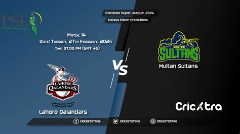 Pakistan Super League Lah Vs Mul Th Match Prediction Fantasy