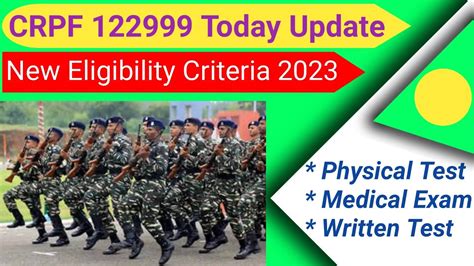 Crpf Constable Recruitment 2023 For 129929 Vacancy Crpf Constable