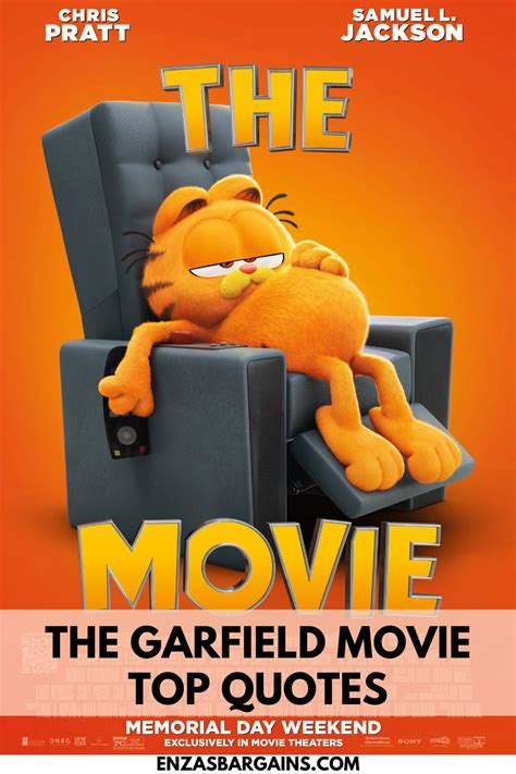 The Garfield Movie Quotes