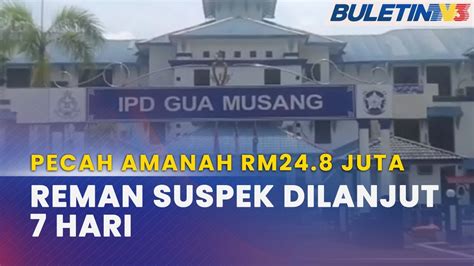 Pecah Amanah Rm Juta Penolong Akauntan Kesedar Disambung Reman