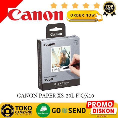 Jual Canon Selphy Color Ink Label Xs L Set Sheets Shopee