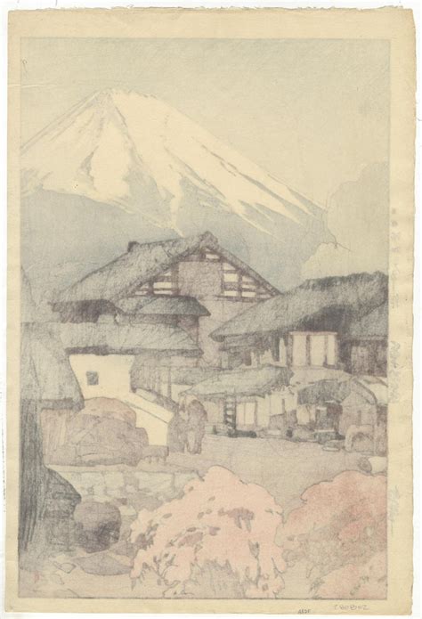 Hiroshi Yoshida - Hiroshi Yoshida, Artworks, Mt Fuji, Original Japanese ...